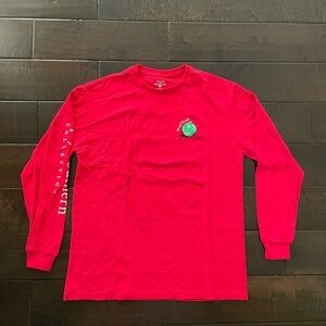 Simply Southern Red Long Sleeve Christmas Merry and Bright Tee